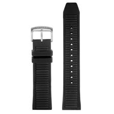 Сменный ремешок для умных мужских часов Citizen CZ Smart 22 мм из черного силикона и нержавеющей стали Citizen