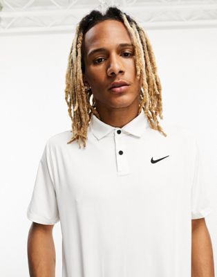 Мужская футболка-поло Nike Golf Dri-FIT в белом цвете Nike
