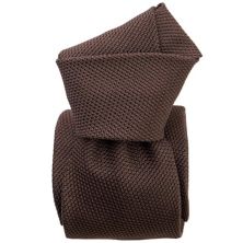 Mocha - Silk Grenadine Tie For Men Elizabetta