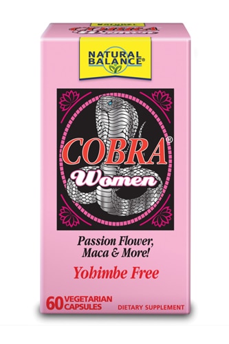 Natural Balance Cobra® для женщин — 60 вегетарианских капсул Natural Balance