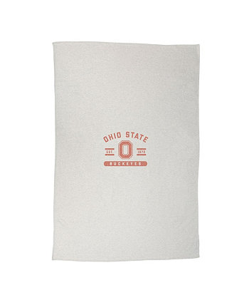 Одеяло-толстовка Ohio State Buckeyes размером 54 x 84 дюйма Logo Brand