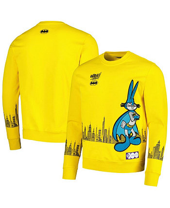 Мужской желтый пуловер с капюшоном Looney Tunes Bugs Bunny Batman Freeze Max