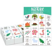 50 упаковок карточек «Найди и ищи природу» и «Охота на мусор» и игры на открытом воздухе для детей Blue Panda