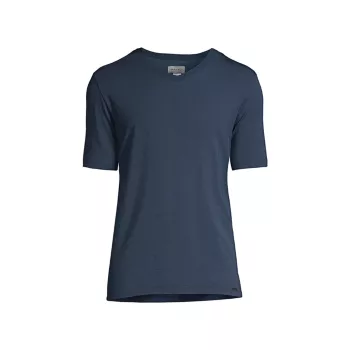 Casuals Short-Sleeve V-Neck T-Shirt Hanro