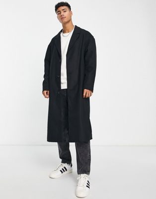 Черное шерстяное пальто New Look New Look