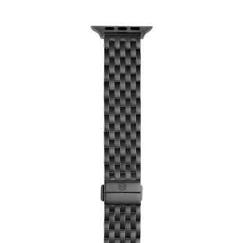 Apple® Watch Black IP Stainless Steel Bracelet Strap/38, 40, 42 &amp; 44MM Michele