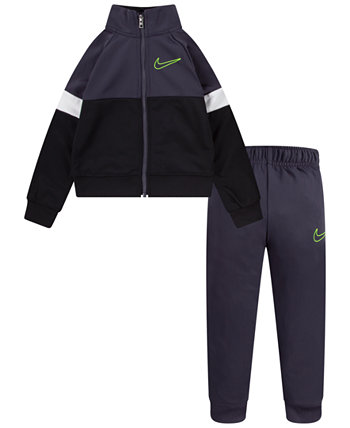 Малыши для мальчиков 2 шт. Спортивный костюм с курткой и брюками с цветными блоками Nike