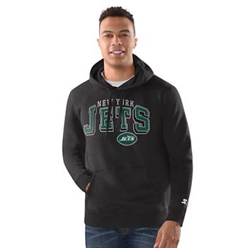 Men's Starter Charcoal New York Jets Vintage Pullover Hoodie Starter