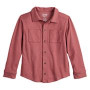 Boys 4-12 Jumping Beans® Cozy Knit Button-Down Shirt Jumping Beans