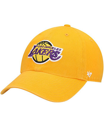 Men's Gold Los Angeles Lakers Clean Up Adjustable Hat '47 Brand