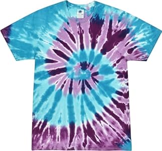 Colortone Spider Tie Dye T-Shirts for Boys and Girls - Tie-Dye Short Sleeve T Shirts for Little Kids & Big Kids Colortone