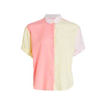 Розовая хлопковая рубашка Soleil Chance Xirena