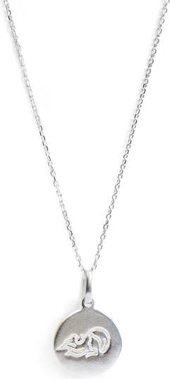 Ожерелье с подвеской в виде знака зодиака Дева из стерлингового серебра Anzie