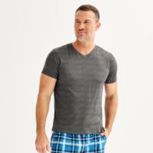 Мужская рубашка для сна Sonoma Goods For Life® Super Soft с v-образным вырезом SONOMA
