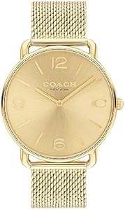 Coach Elliot Men's Watch | Contemporary Minimalism with Distinctive Artistry | A True Classic Designed for Every Occasion | Water Resistant COACH