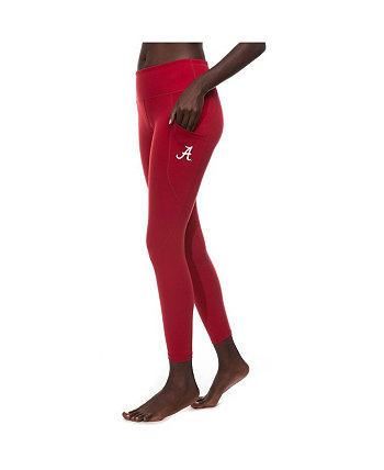 Women's Crimson Alabama Crimson Tide Pocketed Leggings ZooZatz