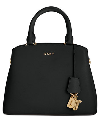 Кожаная сумка-портфель среднего размера Paige DKNY