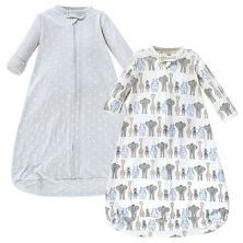Infant Boy Cotton Long-Sleeve Wearable Sleeping Bag, Sack, Blanket, Royal Safari, 3-9 Months Hudson Baby
