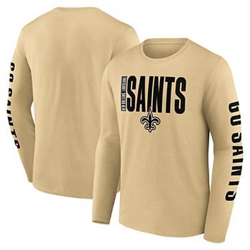 Мужская Футболка Fanatics Vision Gold New Orleans Saints Big & Tall Fanatics