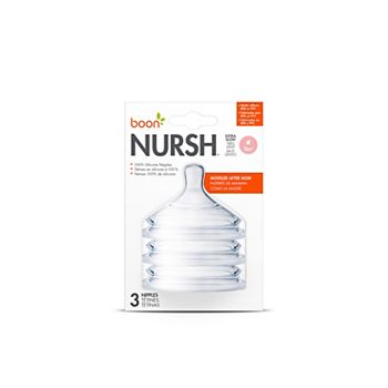 Boon Nursh 3-Pack Extra Slow Silicone Nipples Boon