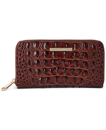 Suri Melbourne Leather Zip-Around Wallet Brahmin