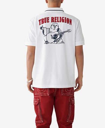 Мужская рубашка-поло JV7 с коротким рукавом True Religion