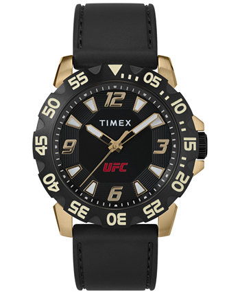 Мужские цифровые часы UFC Champ, черные силиконовые, 42 мм Timex