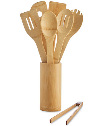 7-Piece Bamboo Utensil Set & Holder, Exclusively at Macy's Arch Studio