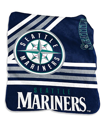 Плюшевое плед Raschel Seattle Mariners размером 50 x 60 дюймов Logo Brand