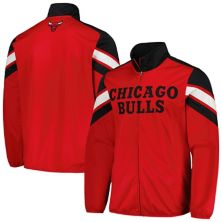 Men's G-III Sports by Carl Banks Red Chicago Bulls Game Ball Full-Zip Track Jacket G-III Sports by Carl Banks