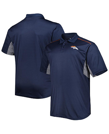 Мужская темно-синяя рубашка поло Denver Broncos Big and Tall Team Color Fanatics