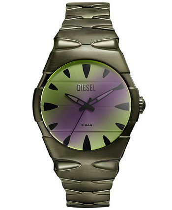 Men's D-Sruptor Quartz Three-Hand Green Stainless Steel 42mm Diesel