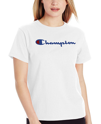 Женская классическая футболка с логотипом Champion