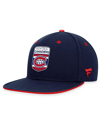 Мужская темно-синяя кепка Snapback для драфта НХЛ 2023 Montreal Canadiens Fanatics