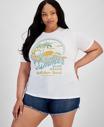 Trendy Plus Size Endless Summer Graphic T-Shirt Love Tribe