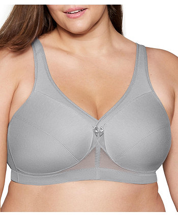 Women's Full Figure Plus Size MagicLift Active Support Bra Wirefree #1005 Glamorise