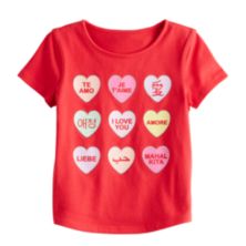 Baby & Toddler Girl Jumping Beans® Adaptive Double-Layer Tee Jumping Beans