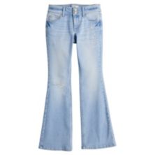 Расклешенные джинсы SO® средней посадки для девочек 6–20 лет стандартного и большого размера SO