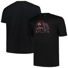Мужская черная футболка Profile Mississippi State Bulldogs Big & Tall Pop Profile