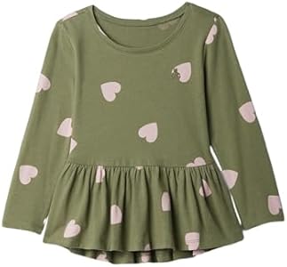 GAP Baby Girls' Long Sleeve Peplum Tee Gap