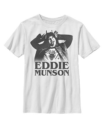 Boy's Stranger Things Crazy Eddie  Child T-Shirt Netflix