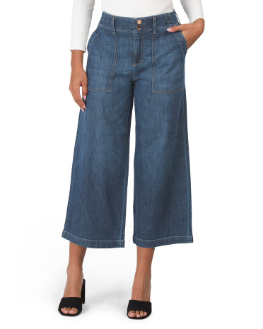 Винтажные джинсы с широкими штанинами Seven7