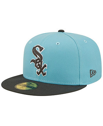 Men's Light Blue and Charcoal Chicago White Sox Two-Tone Color Pack 59FIFTY Fitted Hat New Era