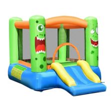 Inflatable Bounce House Jumper Castle Kid's Playhouse without Blower Slickblue