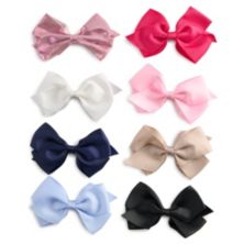 Girls Capelli 8-Pack Bow Hair Clips Capelli