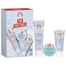 First Aid Beauty FAB Face Faves Kit Cleanse, Exfoliate + Hydrate First Aid Beauty