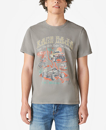 Мужская футболка с коротким рукавом с рисунком Baja 1000, Steeple Grey Lucky Brand