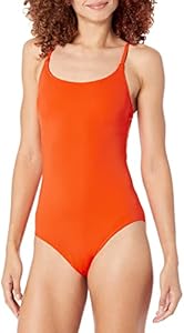 Amazon Essentials Women's Thin Strap one-Piece Swimsuit Amazon Essentials