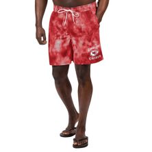 Men's G-III Sports by Carl Banks  Red Kansas City Chiefs Change Up Volley Swim Trunks G-III Sports by Carl Banks