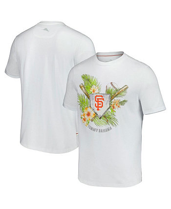 Мужская белая футболка San Francisco Giants Island League League Tommy Bahama